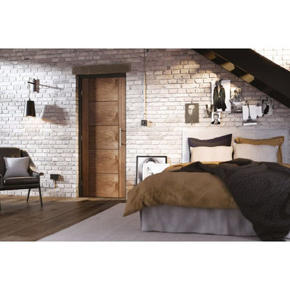 Vancouver Solid Core Internal Door - Prefinished - 2040 x 626mm Walnut WALVAN626