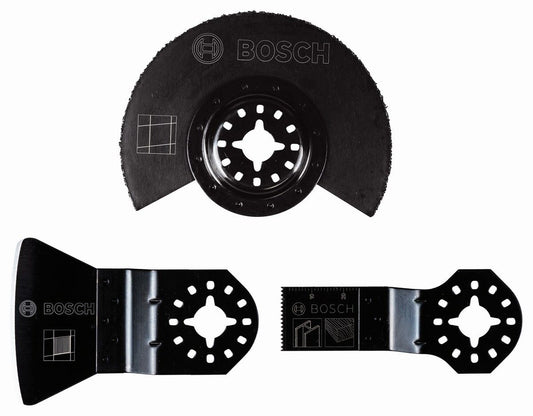 Bosch Starlock 3 Piece Tiling Multi Tool Set