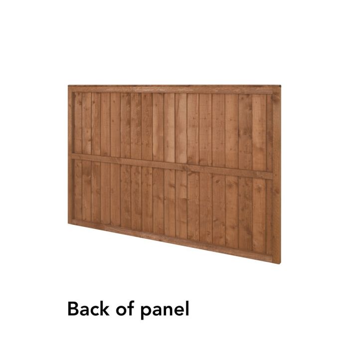 Forest Closeboard Fence Panel 6ft x 4ft (1.83m x 1.22m) - Pack of 5