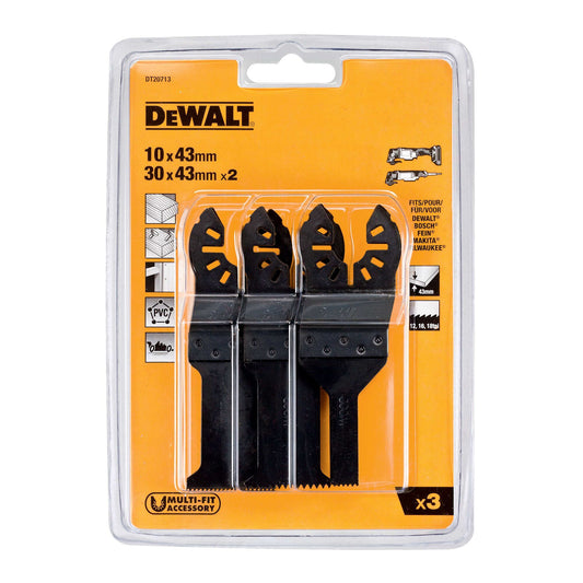 DeWalt DT20713-QZ Multi-Tool Oscillating Blade (3 Piece Set)