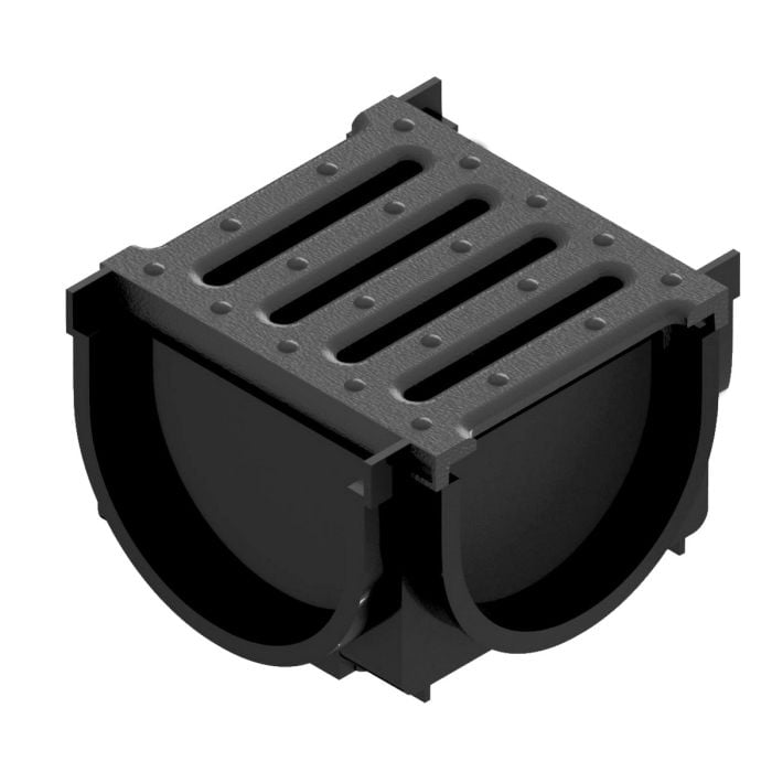 ACO A15 Plastic Channel Corner Unit - 145 x 120 x 92mm