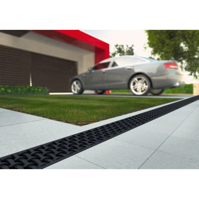 ACO 'Complete The Look' Grating 1mtr - Black Plastic