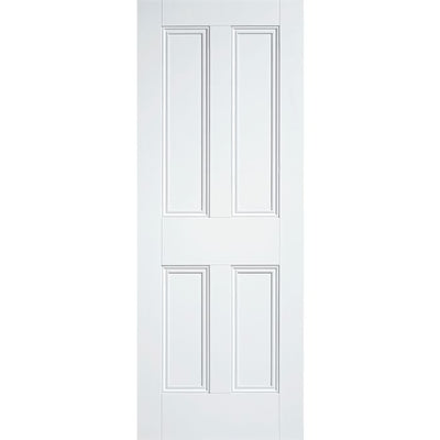 Nostalgia Solid Core Internal Door - Primed - 4P Bolectional Moulds 1981 x 762mm White WFNOS4P30