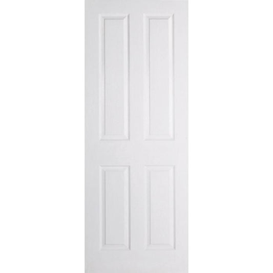 LPD Textured 4P Internal Door 1981 x 838mm Primed White Composite