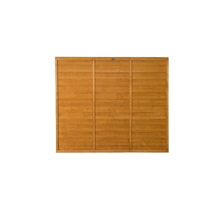 Forest Overlap Fence Panel 6ft x 5ft (1.83m x 1.52m) - Pack of 4