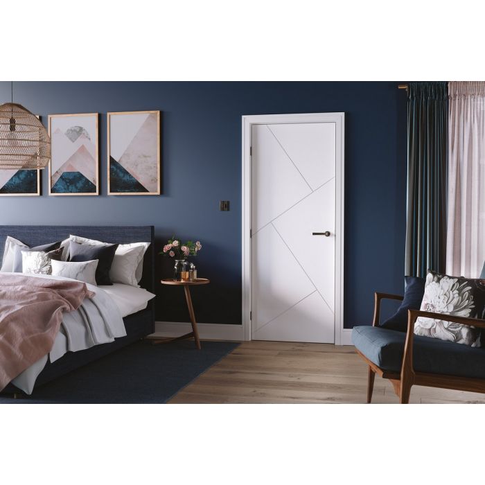 LPD Dover Internal Door 1981 x 762mm White Primed Plus