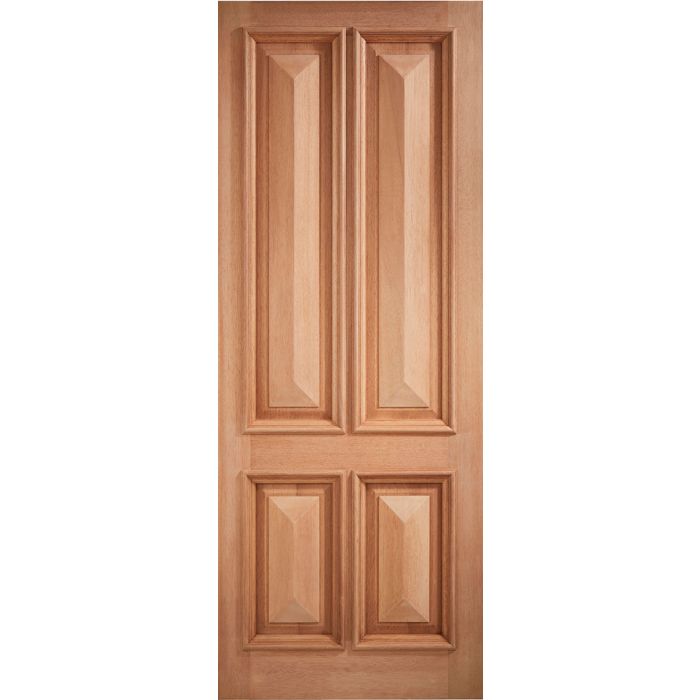 LPD Islington 4P M&T External Door 2032 x 813mm Unfinished Hardwood