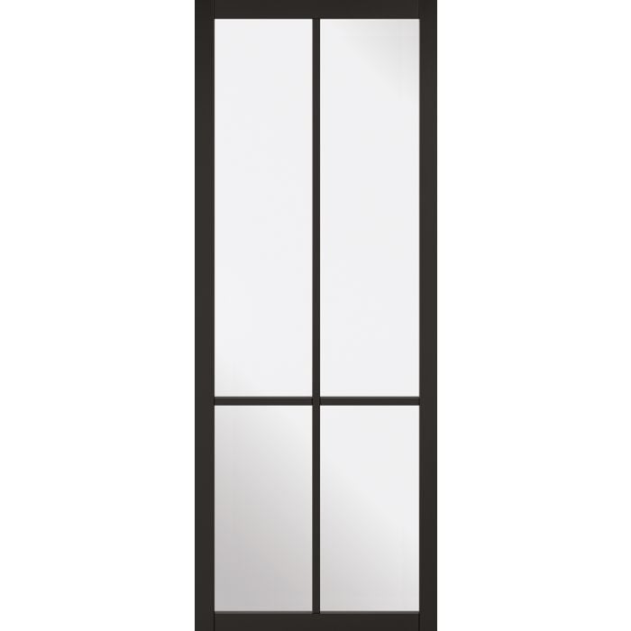 LPD Liberty 4L Glazed Internal Door 1981 x 762mm Black Primed