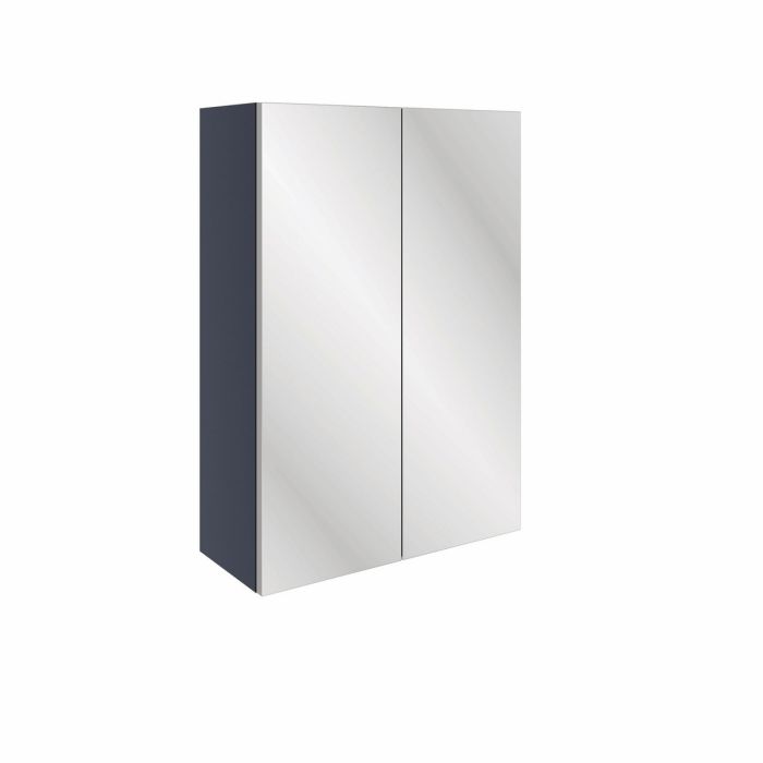 Holsworthy Mirrored Wall Unit 500mm - Matt Indigo Blue