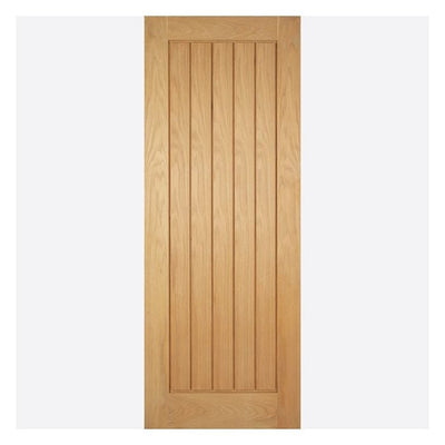 Belize Solid Core Internal Door - Unfinished - 1981 x 686mm Oak OBEL27