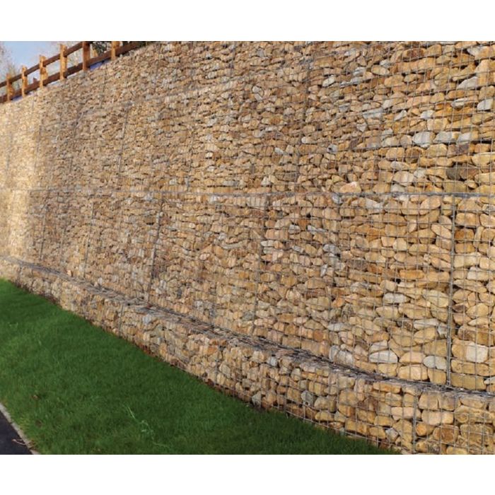 Galfan Coated Welded Mesh Gabion Basket - 2025 x 975 x 975mm