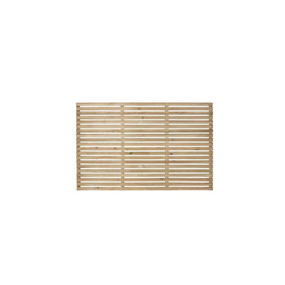 Forest Contemporary Slatted Fence Panel 1.8m x 1.2m Treated Timber (Pack of 5)