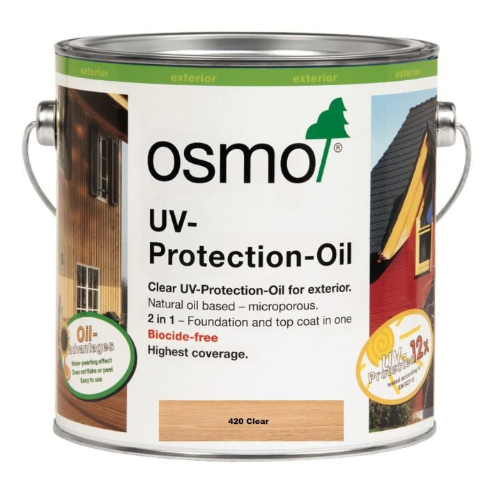 Osmo 420 UV Protection Oil 2.5ltr Clear