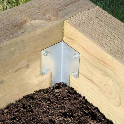 Single Sleeper Corner Support Spike 440mm No.4713 - Pre-Galvanised