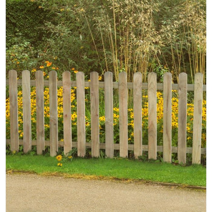 Forest Heavy Duty Pale Fence Panel 6ft x 3ft (1.8m x 0.9m) Treated Timber (Pack of 3)
