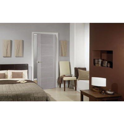 Vancouver Solid Core Internal Fire Door - Prefinished - 1981 x 762mm Light Grey LGRVANFC30