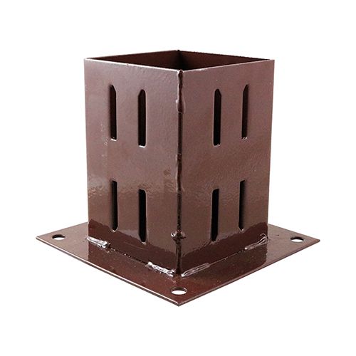 TIMco Taurus Quick Fit Bolt Down Shoe 75mm - Red Oxide Coated