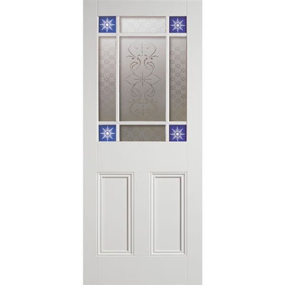 LPD Downham Unglazed Internal Door 2032 x 813mm Primed White