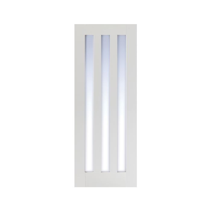 LPD Utah 3L Glazed Internal Door 1981 x 762mm Primed White