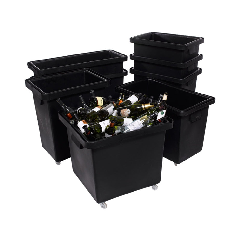 Black Recycled Bottle Skips