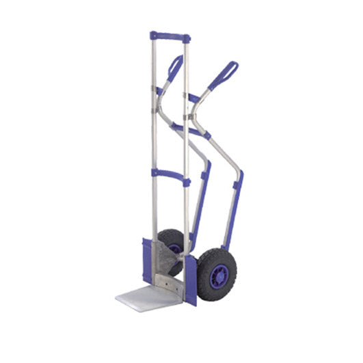 Aluminium Sack Truck - Fixed Solid Toe plate + Wheel Guards