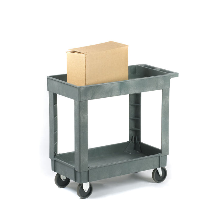3 SHELF PLASTIC SERVICE TROLLEY - 950L